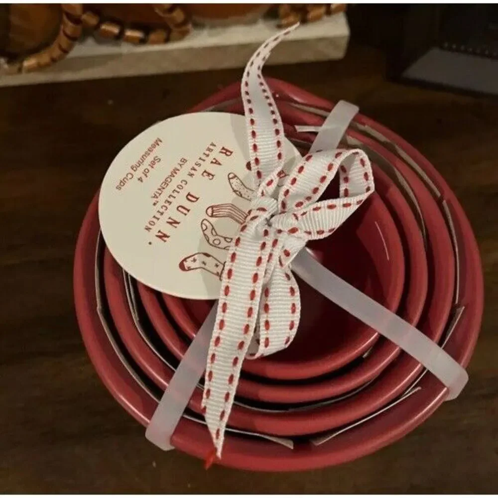 Rae‎ Dunn Peppermint Measuring Cups- New!